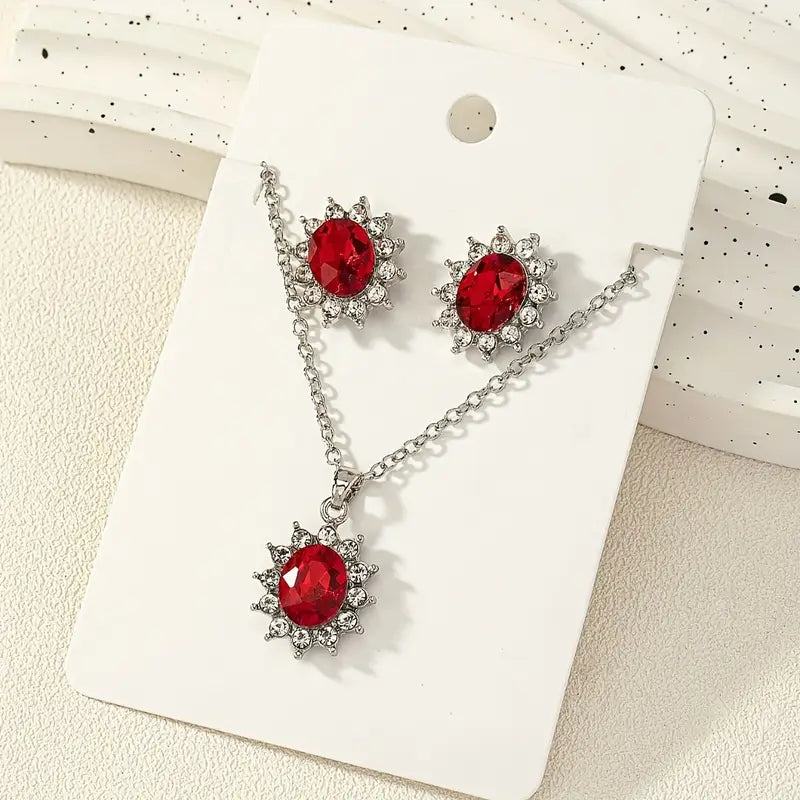Katya Ruberyn Jewelry Set | White Gold