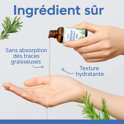 Huile essentielle de romarin pour soins capillaires, massage du cuir chevelu et  de la peau