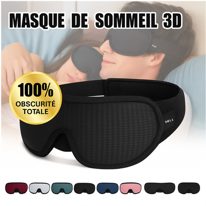 Masque de sommeil 3D bloquant la lumière masque de sommeil