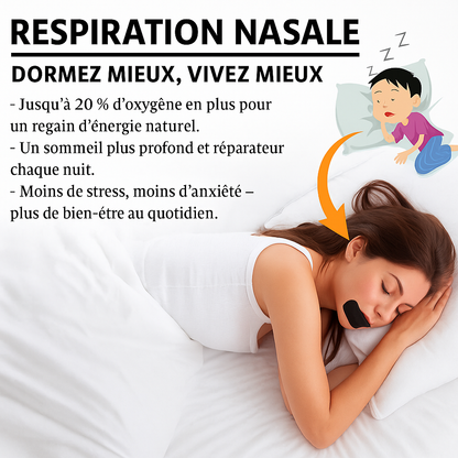 Bandes buccales pour le sommeil