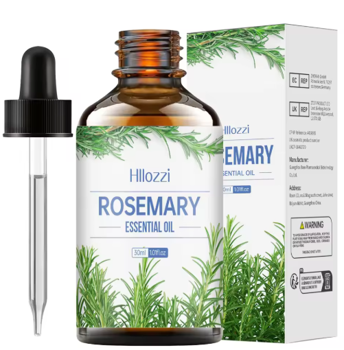 Huile essentielle de romarin pour soins capillaires, massage du cuir chevelu et  de la peau