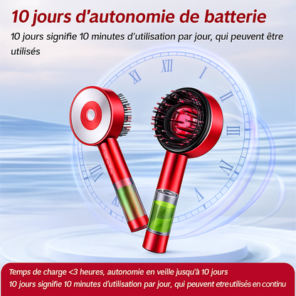 Masseur Capillaire Électrique – Stimulation de la Pousse, Apaisement & Diffusion d’Huile