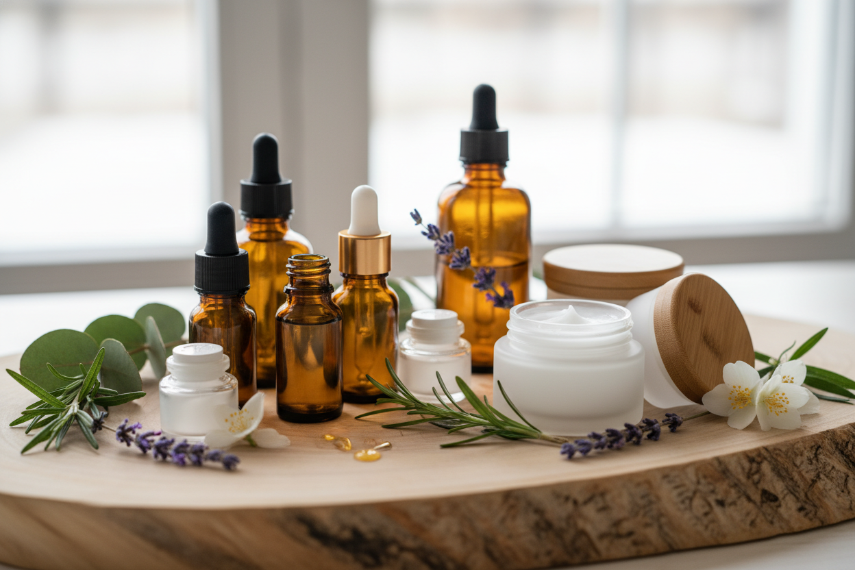 image avec huile essentiel/creme 